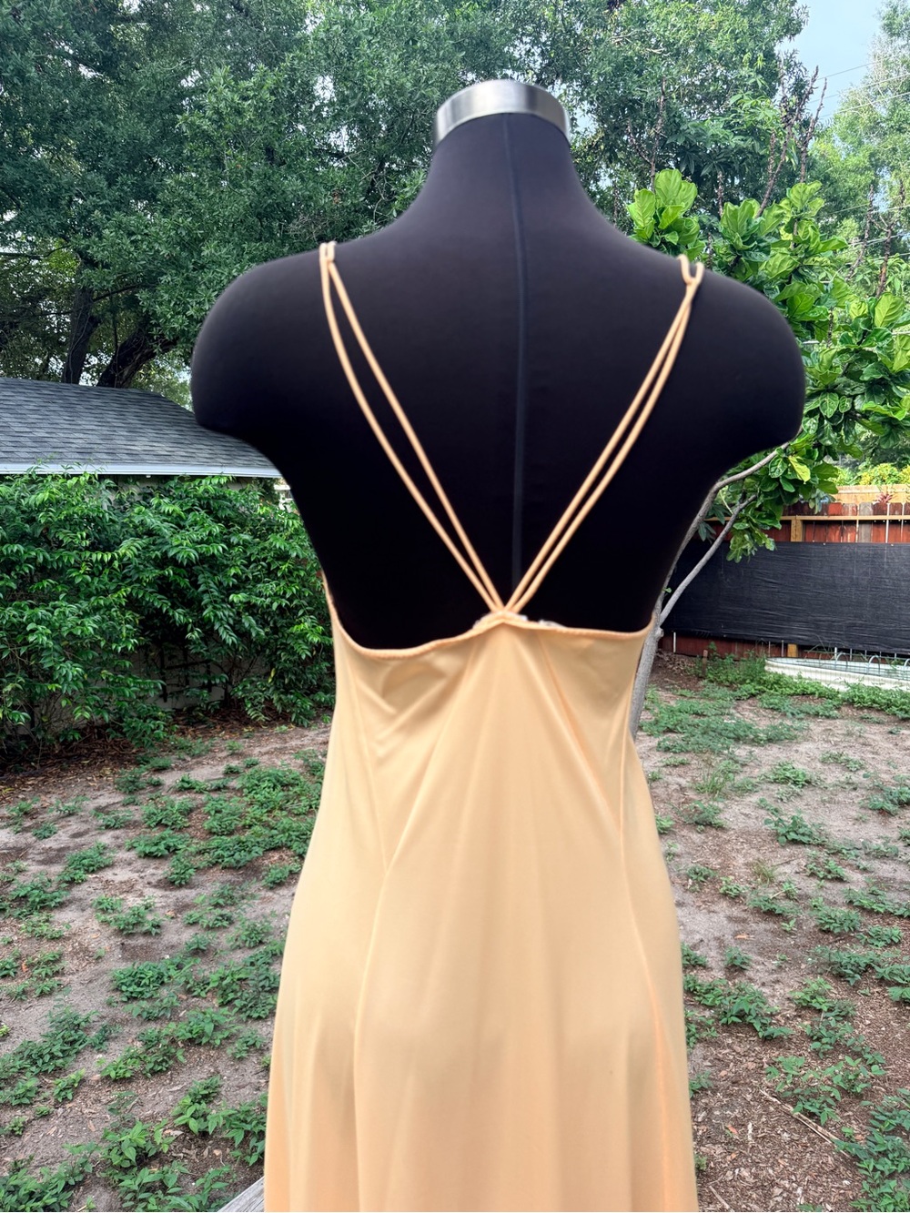Vintage 1970s RARE Neil Bieff-Arturo Herrera for Bendel’s Studio Slip Dress - Picture 6 of 12